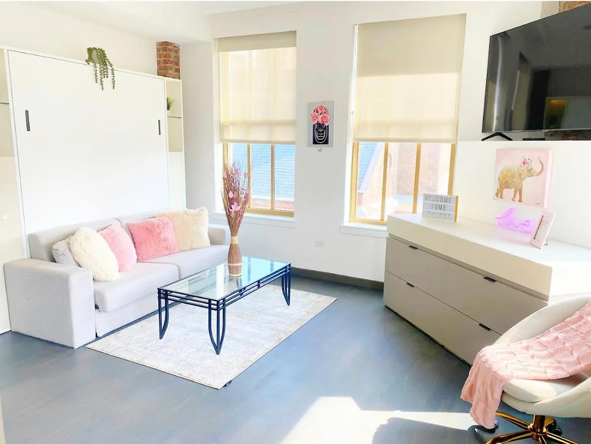 The Pink Room Queen Bed Free Park Near Ewr-Penn Nyc-Prudential Newark 0*,
